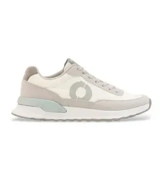 per donna MCWSHSNCONDE0136S25-297 Sneakers Conde bianche, grigie (37), Bianco, Basso, Stringhe, Casual, Grigio, Sostenibile