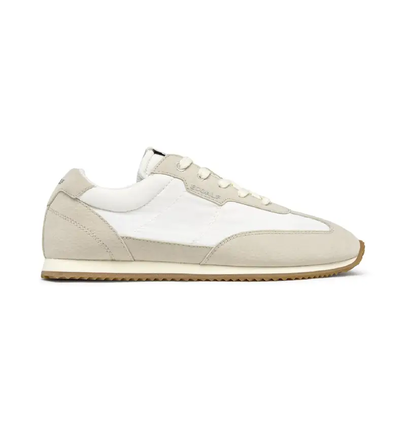 per donna MCWSHSNDENVE0136S26-001 Sneakers Denver, bianche e beige (36), Bianco, Tessuto, Basso, Stringhe, Casual