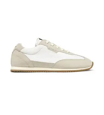 per donna MCWSHSNDENVE0136S26-001 Sneakers Denver, bianche e beige (38), Bianco, Tessuto, Basso, Stringhe, Casual