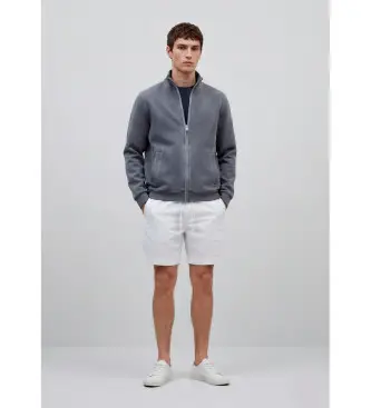 per uomo MCMGAHYGUSH00303S26-303 Giacca Gus Hybrid, grigio scuro (S), Casual, Cotone biologico, Sostenibile