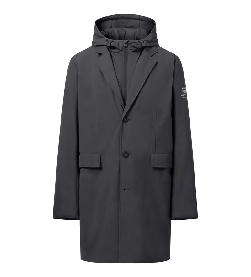 per uomo MCMGAJKMAUDI0048W24-318 Cappotto Maudit grigio (L), Casual, Manica lunga, Polister riciclato, Sostenibile