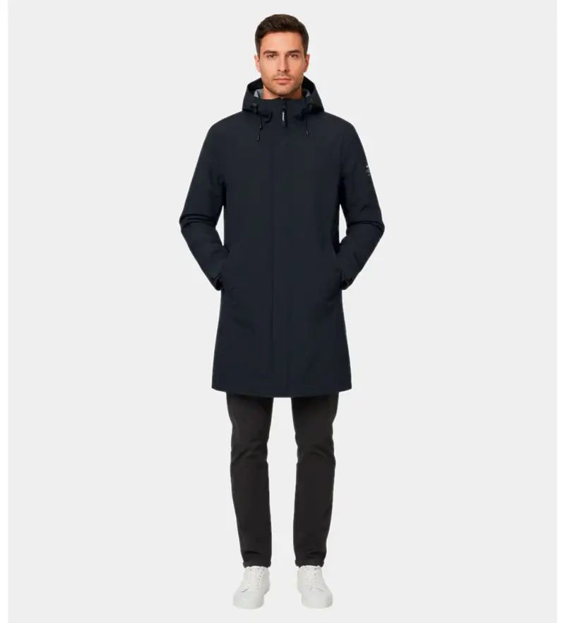 per uomo MCMGAJKNEVE00167W25-161 Cappotto Neve Deep Navy (M), Casual, Polister riciclato, Sostenibile