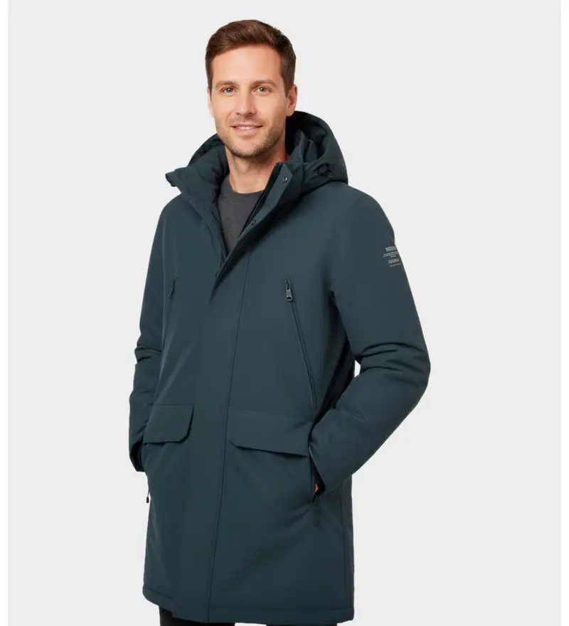 per uomo MCMGAJKNEWIC0255W25-162 Nuova giacca blu navy Iceberg (XXL), Casual, Polister riciclato, Sostenibile