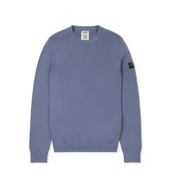 per uomo MCMGAKNTAIL00639S25-289 Jersey Tail lilla (XXL), Casual, Cotone biologico, Sostenibile Pietra