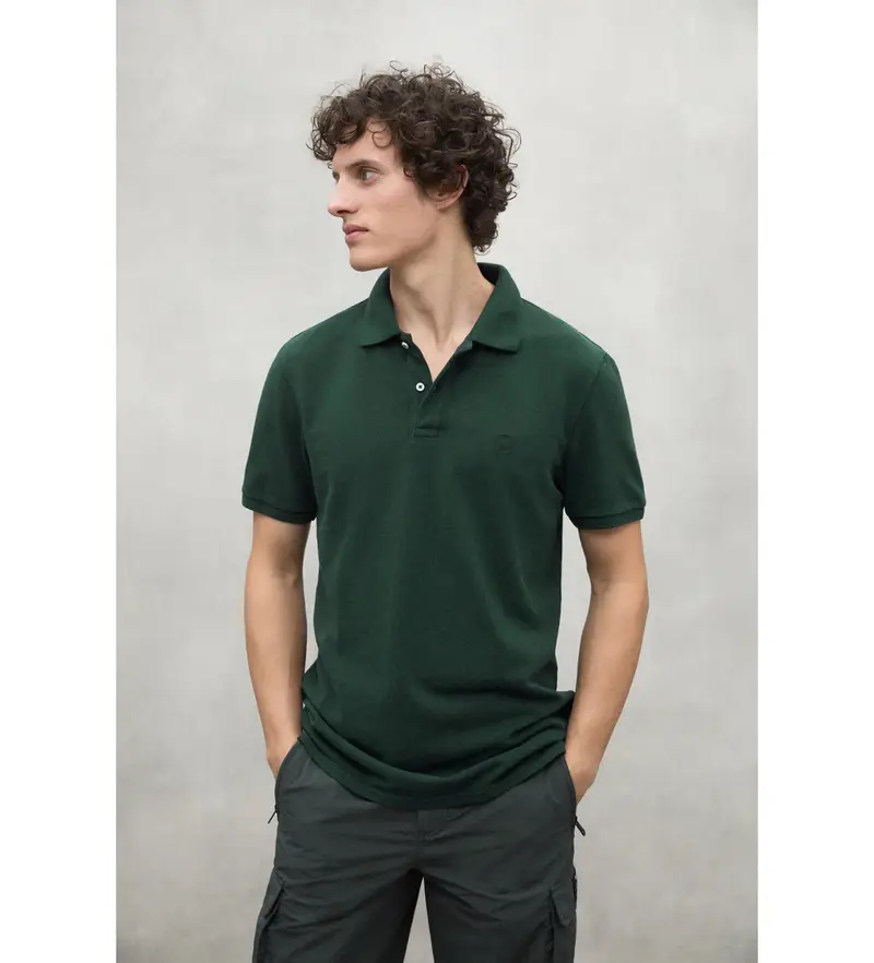 ECOALF Polo Uomo Verde 2682892