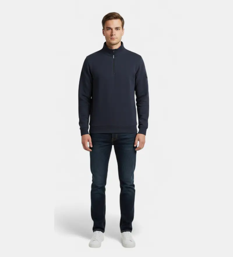 per uomo MCMGASTBETRE0390W25-161 Felpa blu Betren (XXL), Casual, Cotone biologico, Sostenibile
