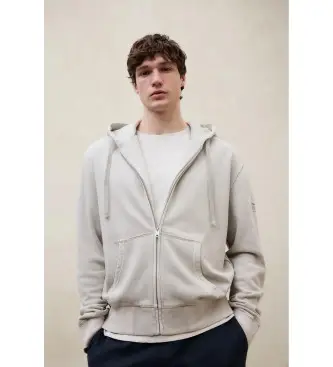 per uomo MCMGASTRENA00846S26-301 Felpa grigia Rena (S), Casual, Grigio, Sostenibile, Cotone Riciclato