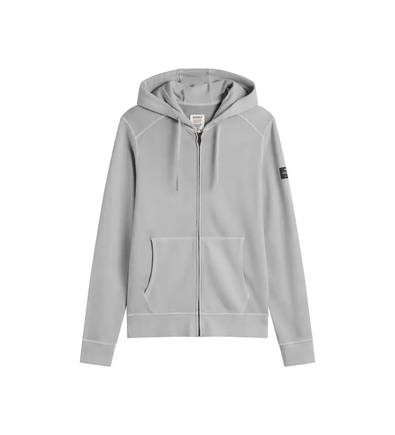 per uomo MCMGASTRENAO0863S24-007 Felpa grigia Rena (XL), Casual, Grigio, Manica lunga, Cotone biologico, Sostenibile