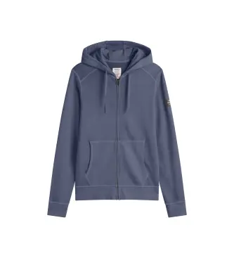 per uomo MCMGASTRENAO0863S24-168 Felpa blu Rena (XL), Casual, Manica lunga, Cotone biologico, Sostenibile, Navy