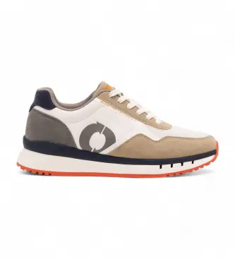 per uomo MCMSHSNSICIS0492S24-918 Sneaker Sicilia multicolor (43), Beige, Basso, Stringhe, Casual, Sostenibile