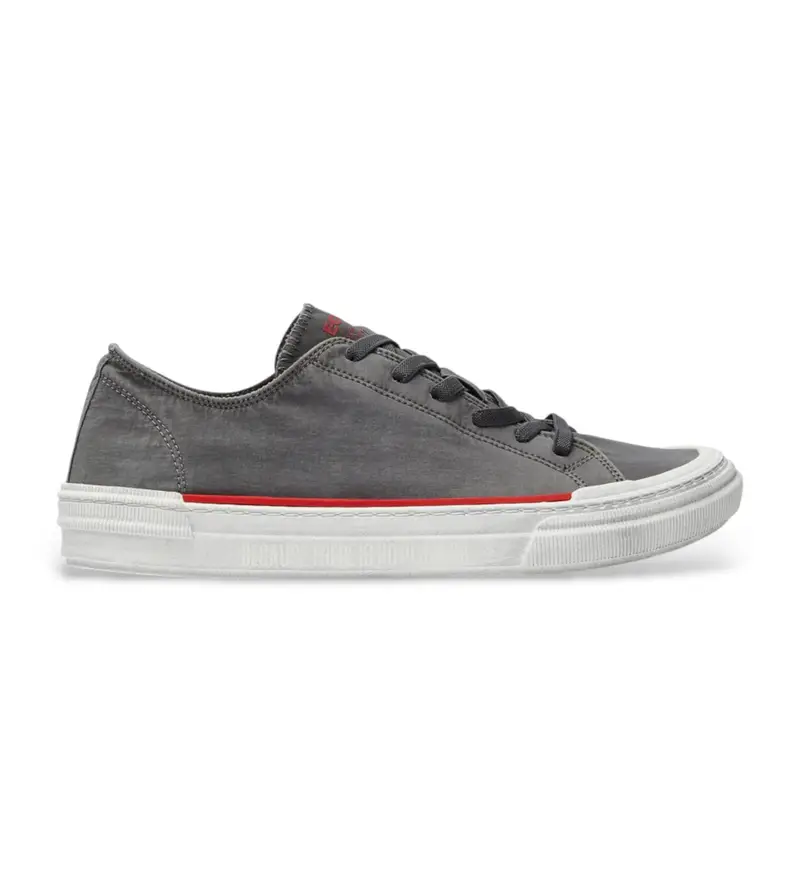 per uomo MCMSHSNSTREN0072S26-303 Sneakers grigie Strenk (40), Tessuto, Basso, Stringhe, Casual, Grigio