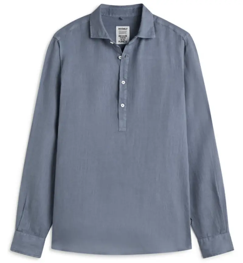 Polinoalf M - camicia a maniche lunghe - uomo Blue