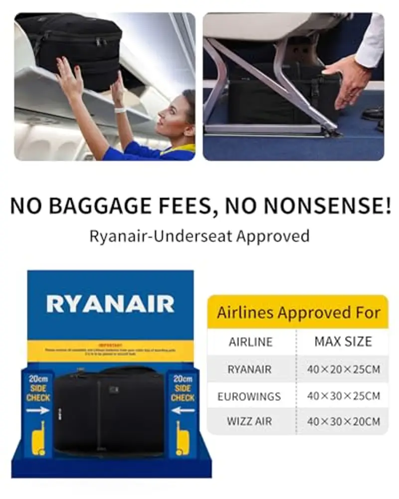 ECOHUB Zaino da viaggio Nero 2454143 miniatura 2