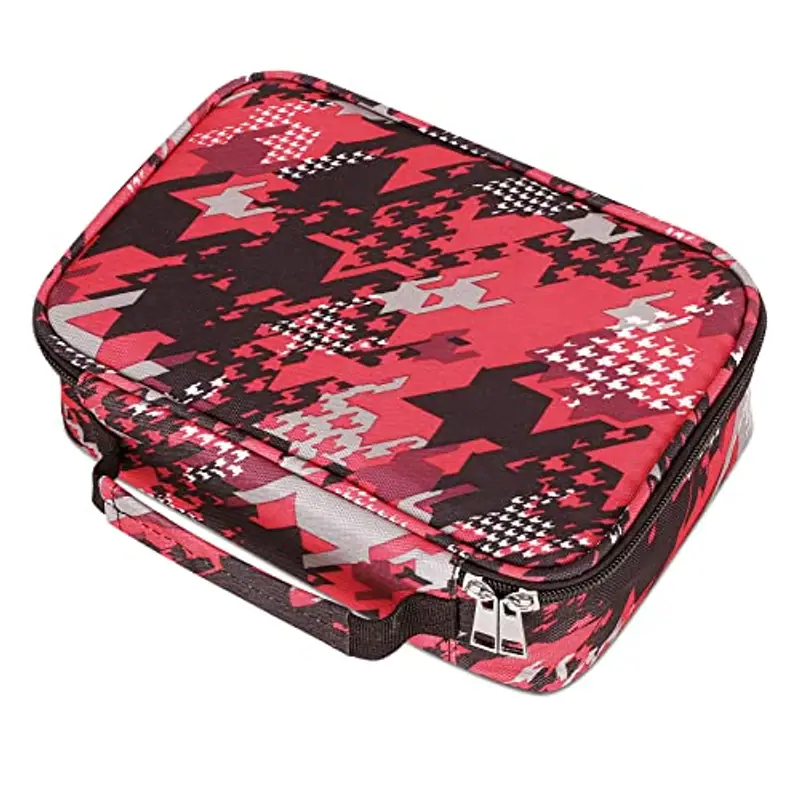 EDATOFLY 72 slots Astuccio Matite, Ampia Capacità Borsa per Cancelleria Porta Penne Tasca Custodia Organizzatore Borsa Cancelleria per Teenager, Studenti e Artisti (Camuffare)