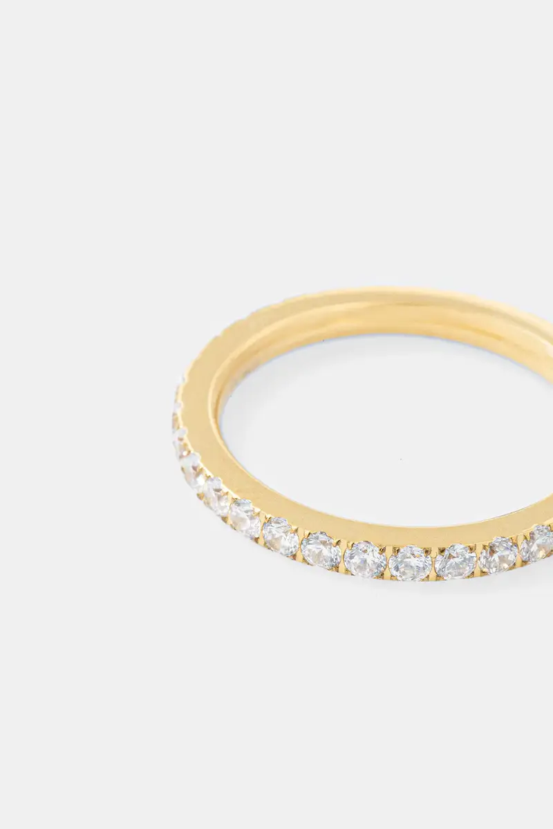 anello placcato oro Glow 106509 miniatura 2