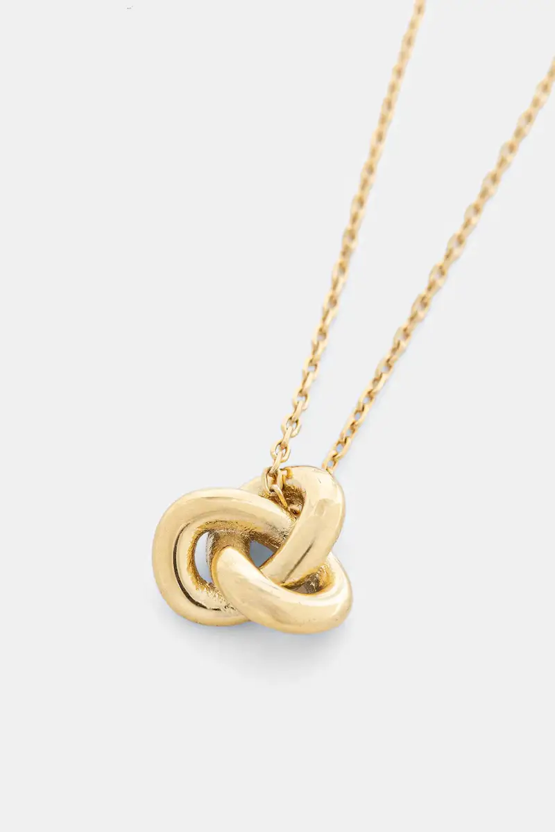 collana placcata oro Infinity Knot 129857 miniatura 2