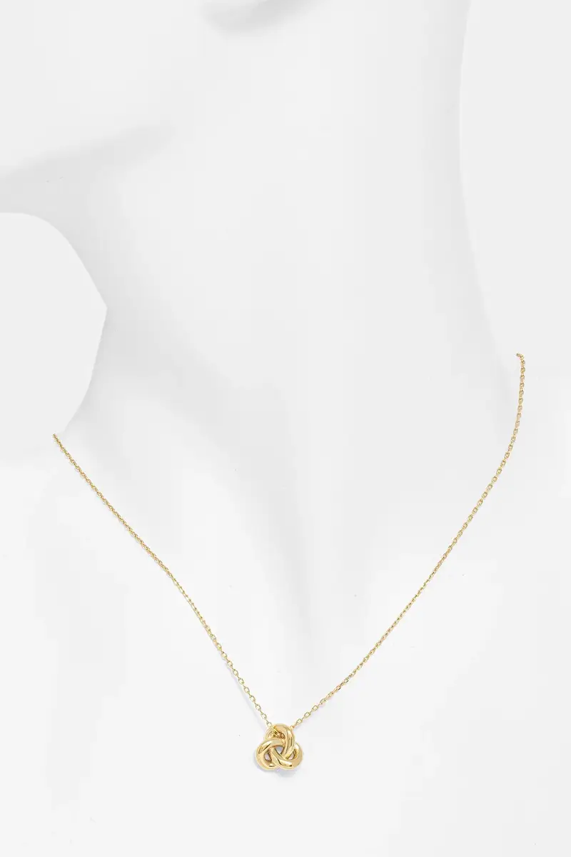 collana placcata oro Infinity Knot 129857 miniatura 4