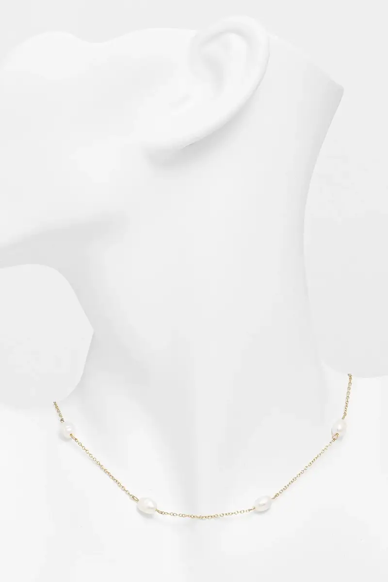 collana placcata oro Perla 116650 miniatura 4