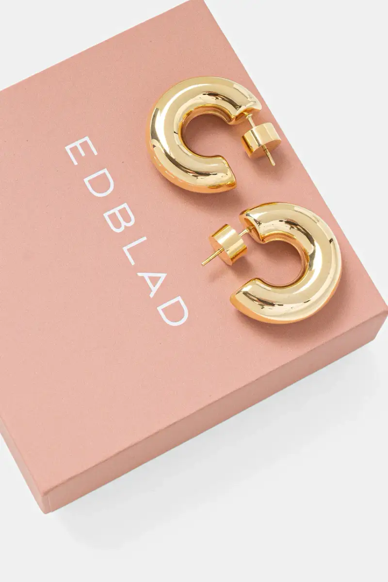 orecchini placcati oro Chunky 127664 miniatura 2