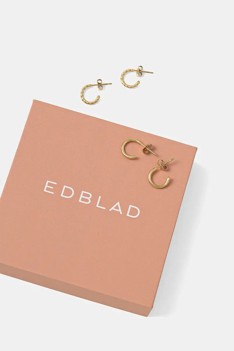 orecchini placcati oro Duo Pair pacco da 2 123860 miniatura 3