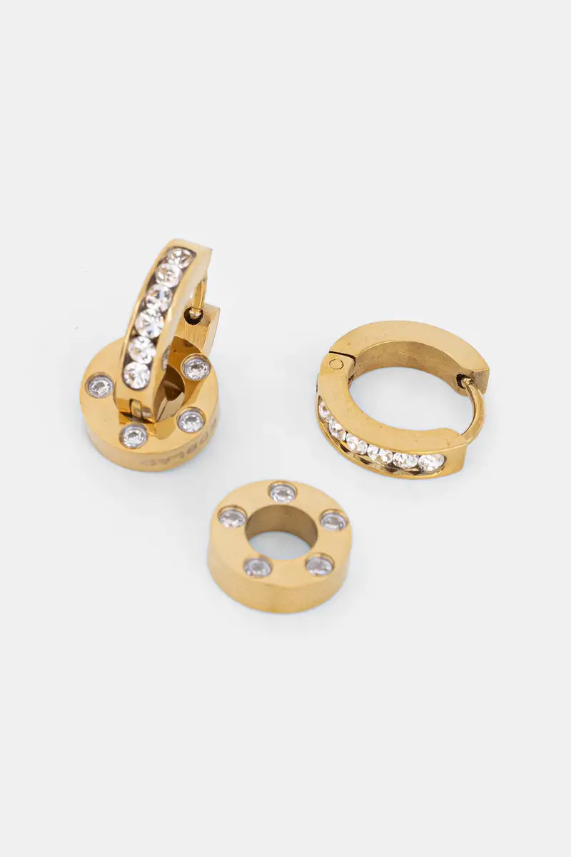 orecchini placcati oro Ida 111472 miniatura 3