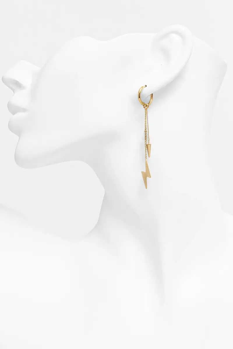 orecchini placcati oro Peak 126573 miniatura 3