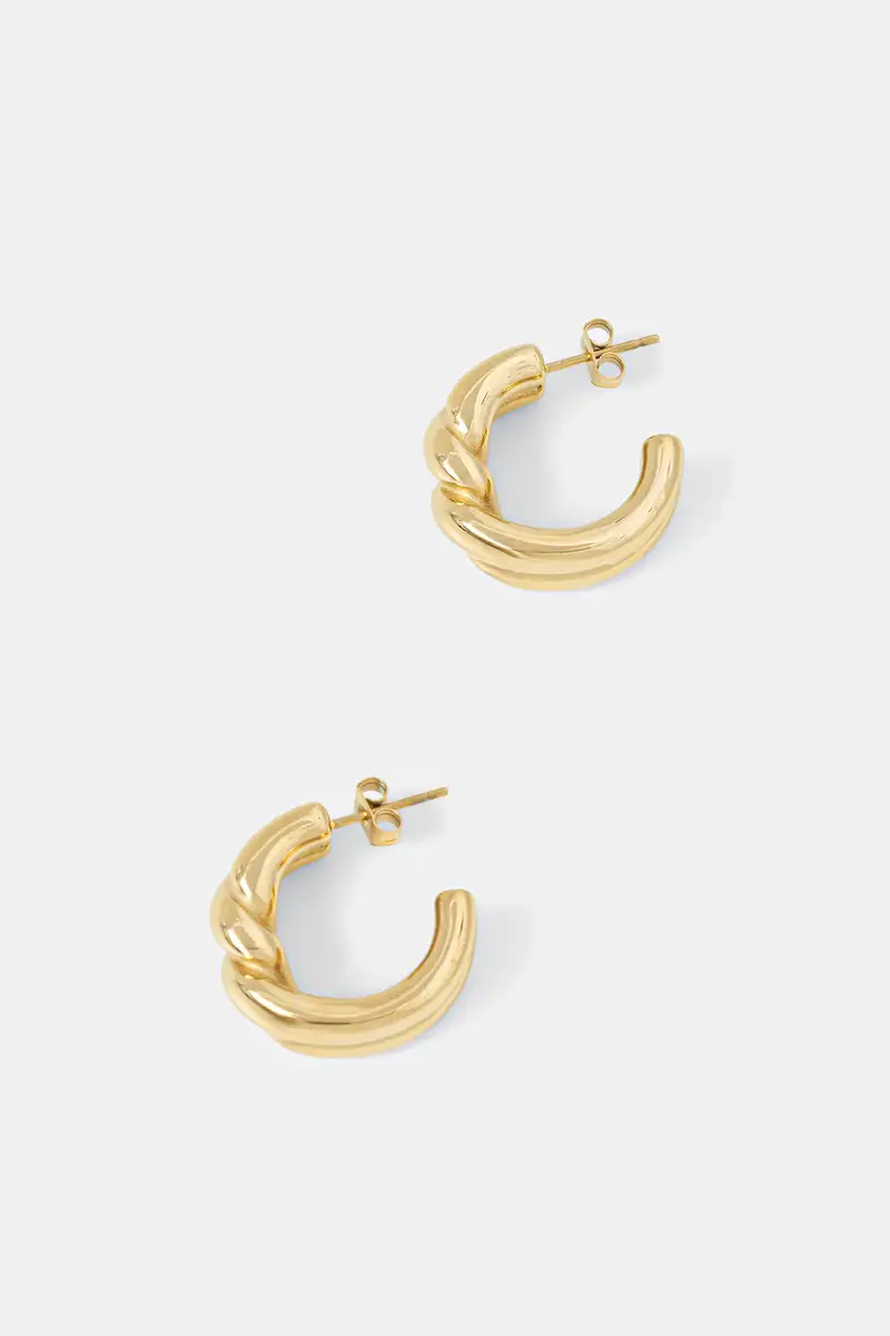 orecchini placcati oro Twist 127939