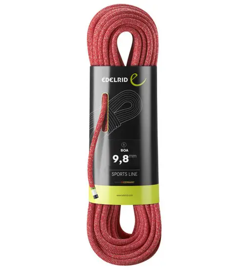 Edelrid Boa 9,8 mm - corda singola Red