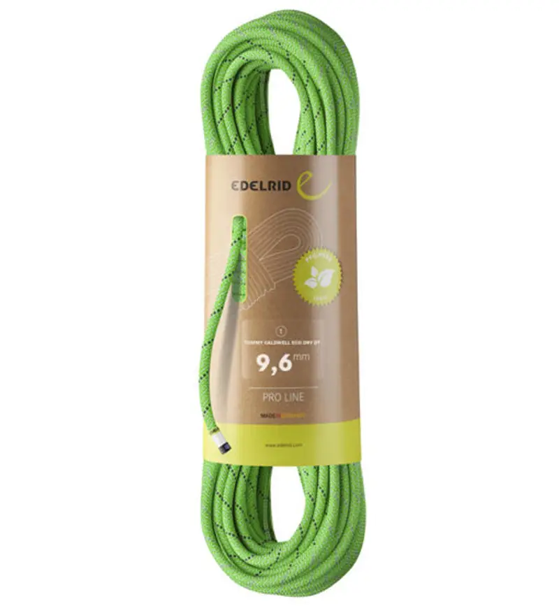 Tommy Caldwell Eco Dry DT 9,6mm - corda singola Green