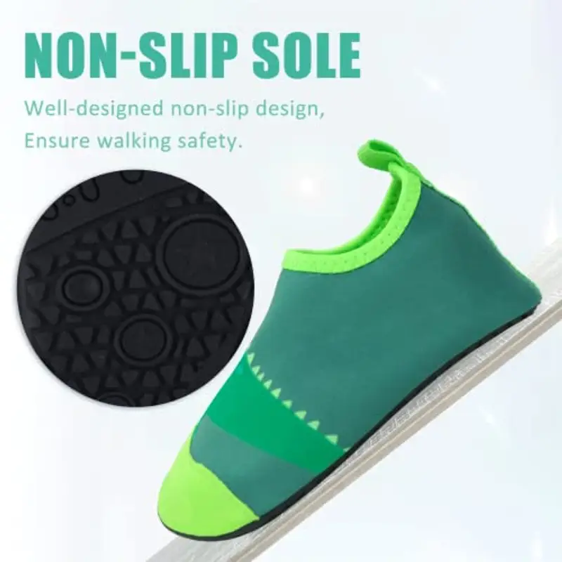 EDOTON Scarpe Mare Scoglio Bambino, Scarpe da Acqua Bambini con Suola Ispessita e Antiscivolo Scarpe da Acqua Bambini Morbide e Resistenti (Unisex) miniatura 3