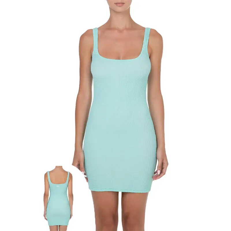 Abito Da Spiaggia Canottiera Azzurro Donna M/L