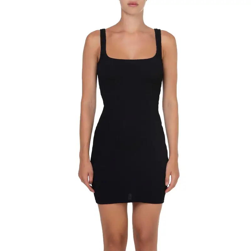 Abito Da Spiaggia Canottiera Nero Donna M/L