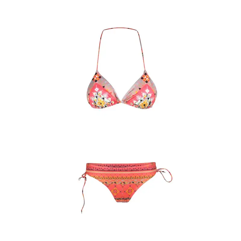 Bikini Con Costume Slip Arancione Donna S