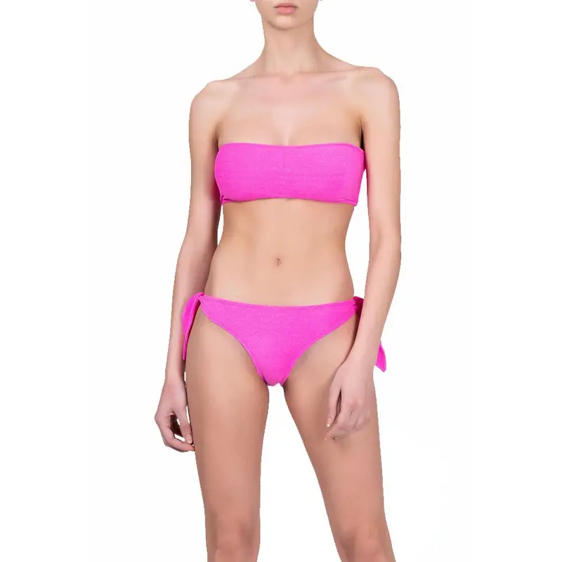 Bikini Fascia Lurex Fucsia Donna S