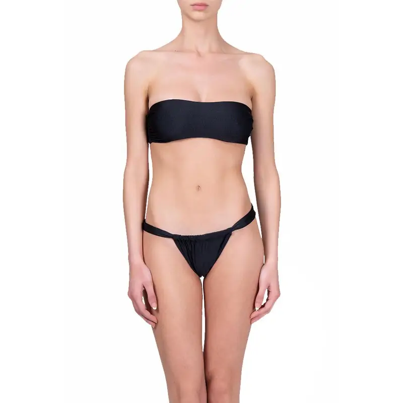 Bikini Top Fascia Nero Donna M