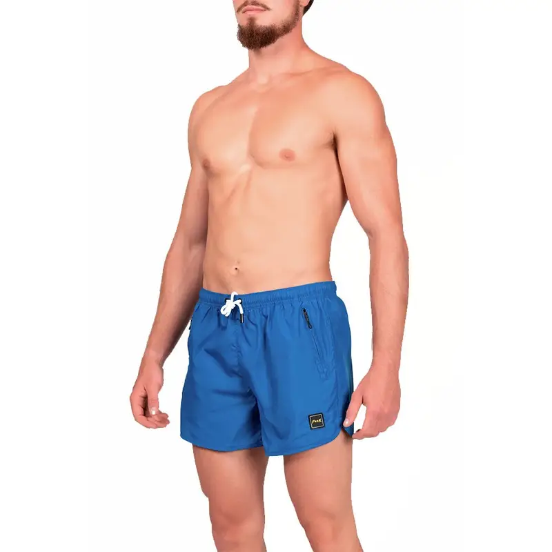Costume Boxer Corto Azzurro Uomo S