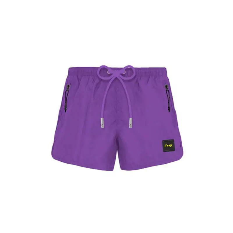 Costume Boxer Corto C Tasche Viola Uomo M
