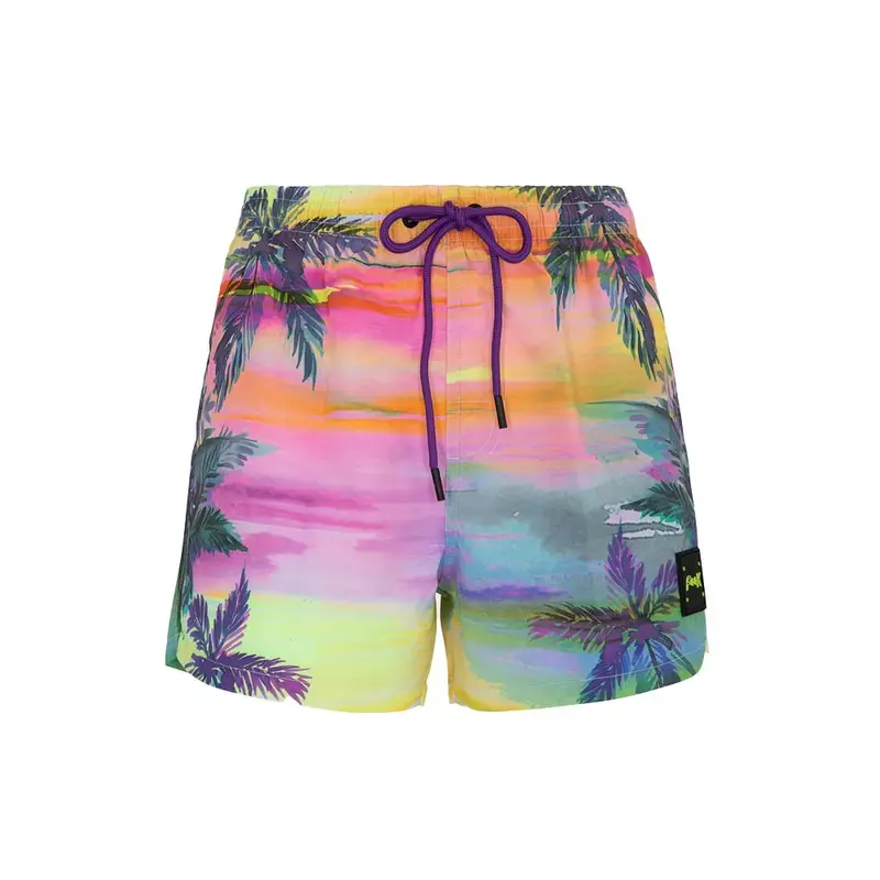 Costume Boxer Fantasia Palme Multicolore Donna M