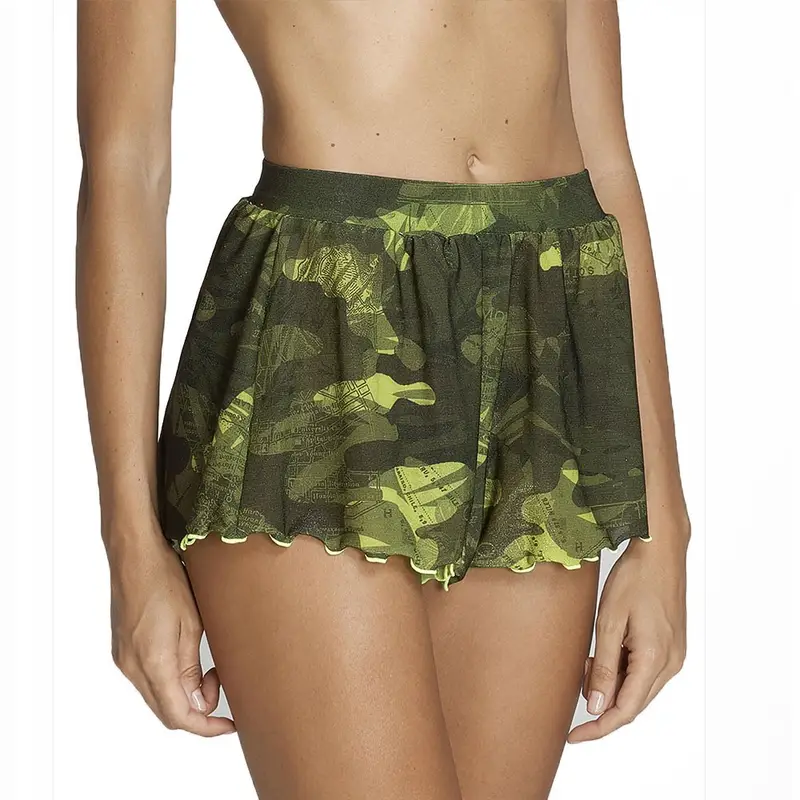 Pantaloncini Mare Camouflage Donna M