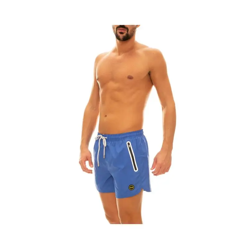 Pantaloncini Mare Corto Con Tasca Blu Reale Uomo XL
