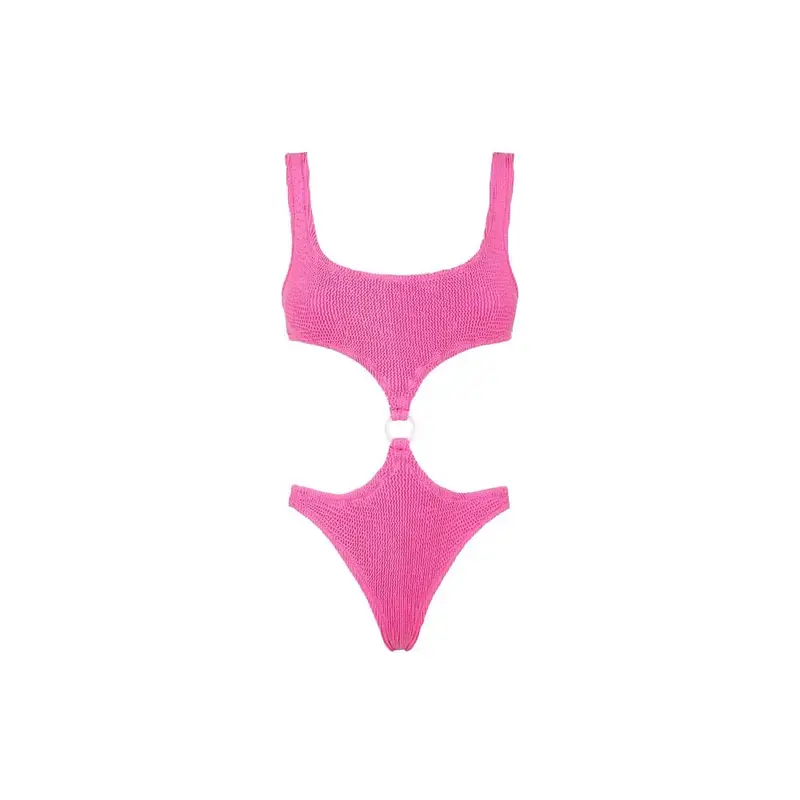 Trikini Goffrato Fuxia Fluo Donna TU