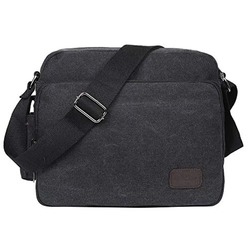 EGOGO Borsa a spalla Uomo Nero 2197034