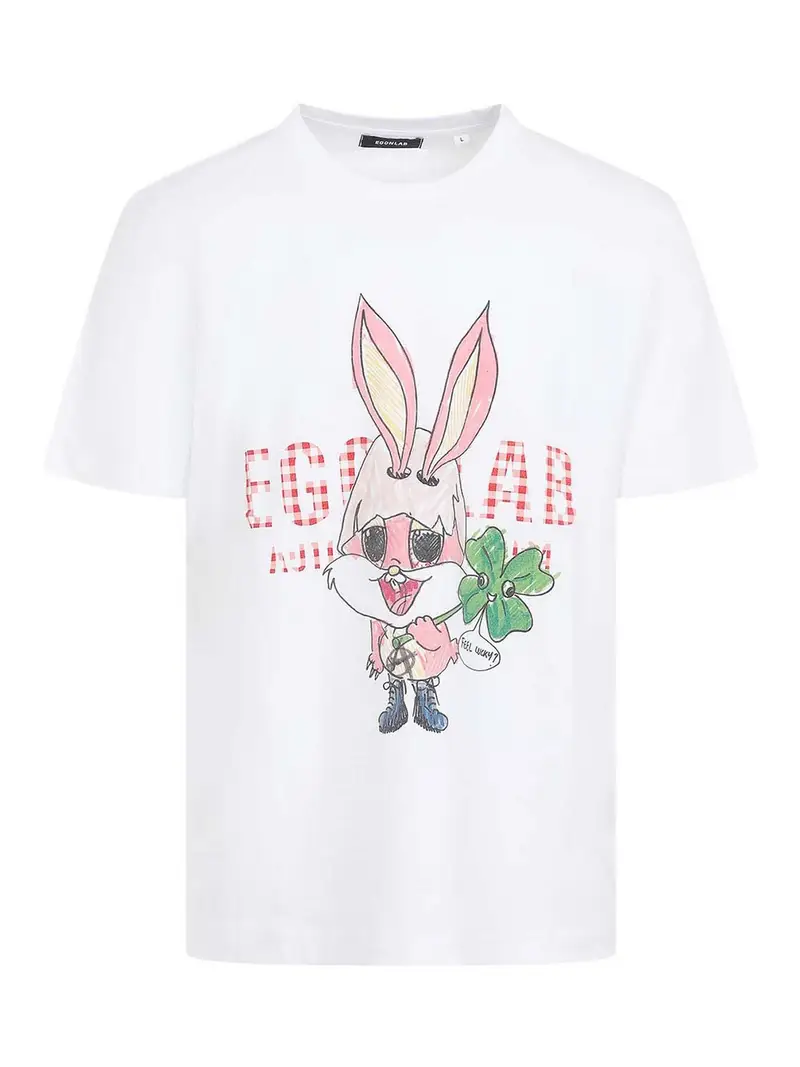 Lapinou t -tee camicia Bianco