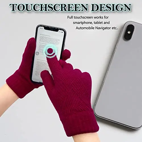 Ehsbuy Guanti Donna Multicolore 3614498 miniatura 2