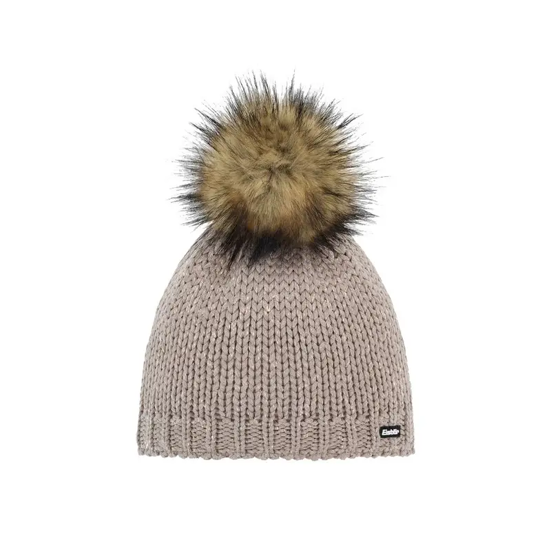 BEANIE FOLINA LUX POMPON DONNA Beige