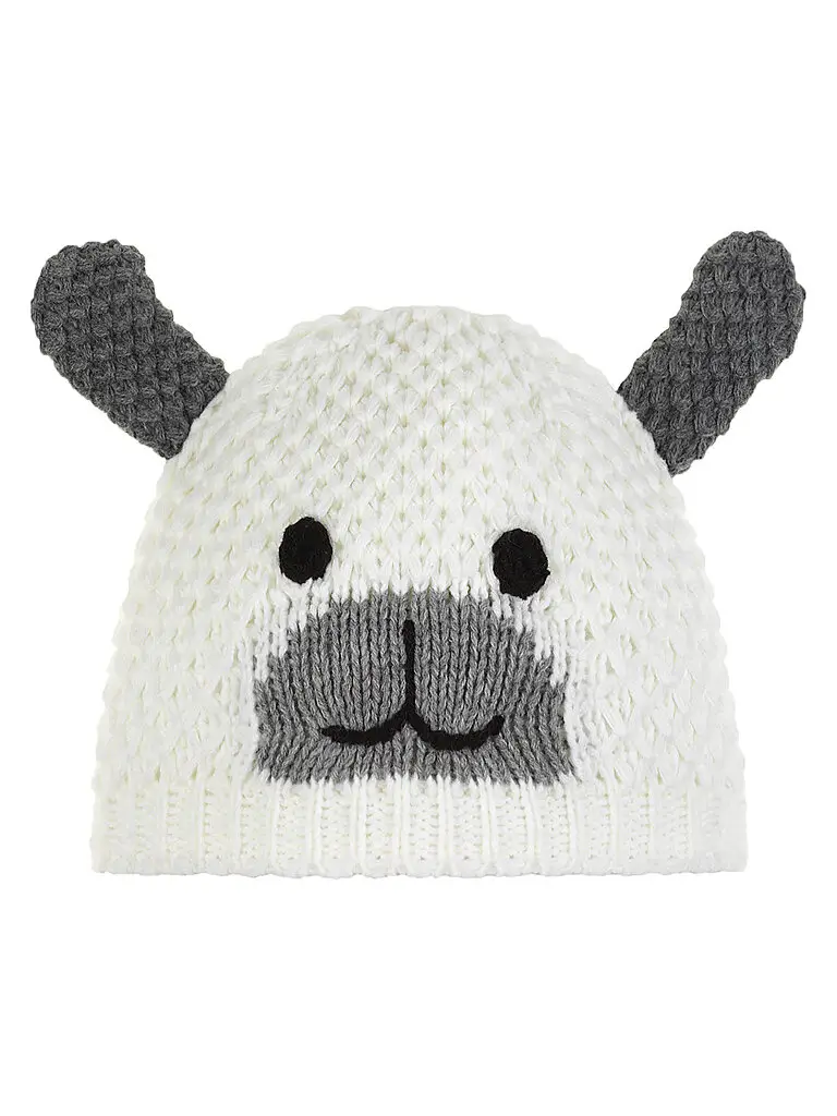 Berretto da neonato Grizzly bianco