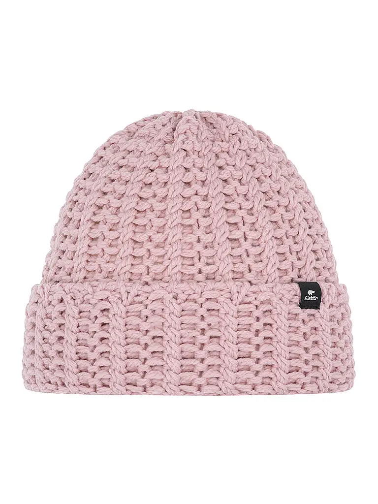 Berretto in maglia da donna Selda rosa