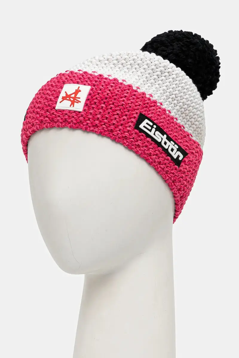 berretto in misto lana Star Pompon MÜ SA colore rosa E33172 miniatura 2