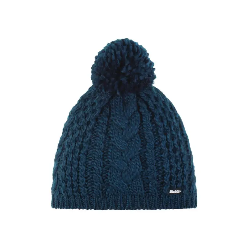 Berretto Sci Afra Pompon Blu Donna TU