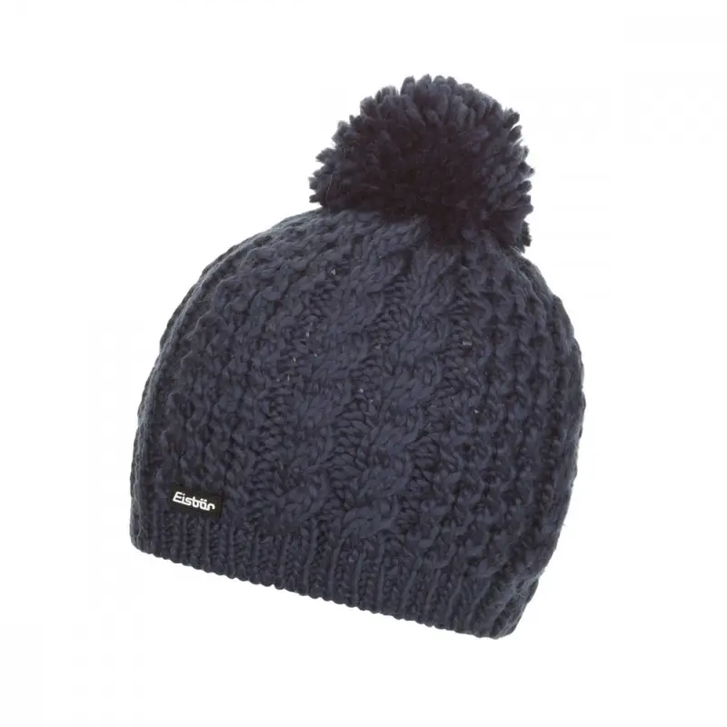 Berretto Sci Afra Pompon Blu Uomo TU